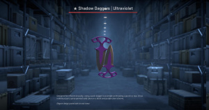 ★ Shadow Daggers | Ultraviolet (Field-Tested) Screenshot