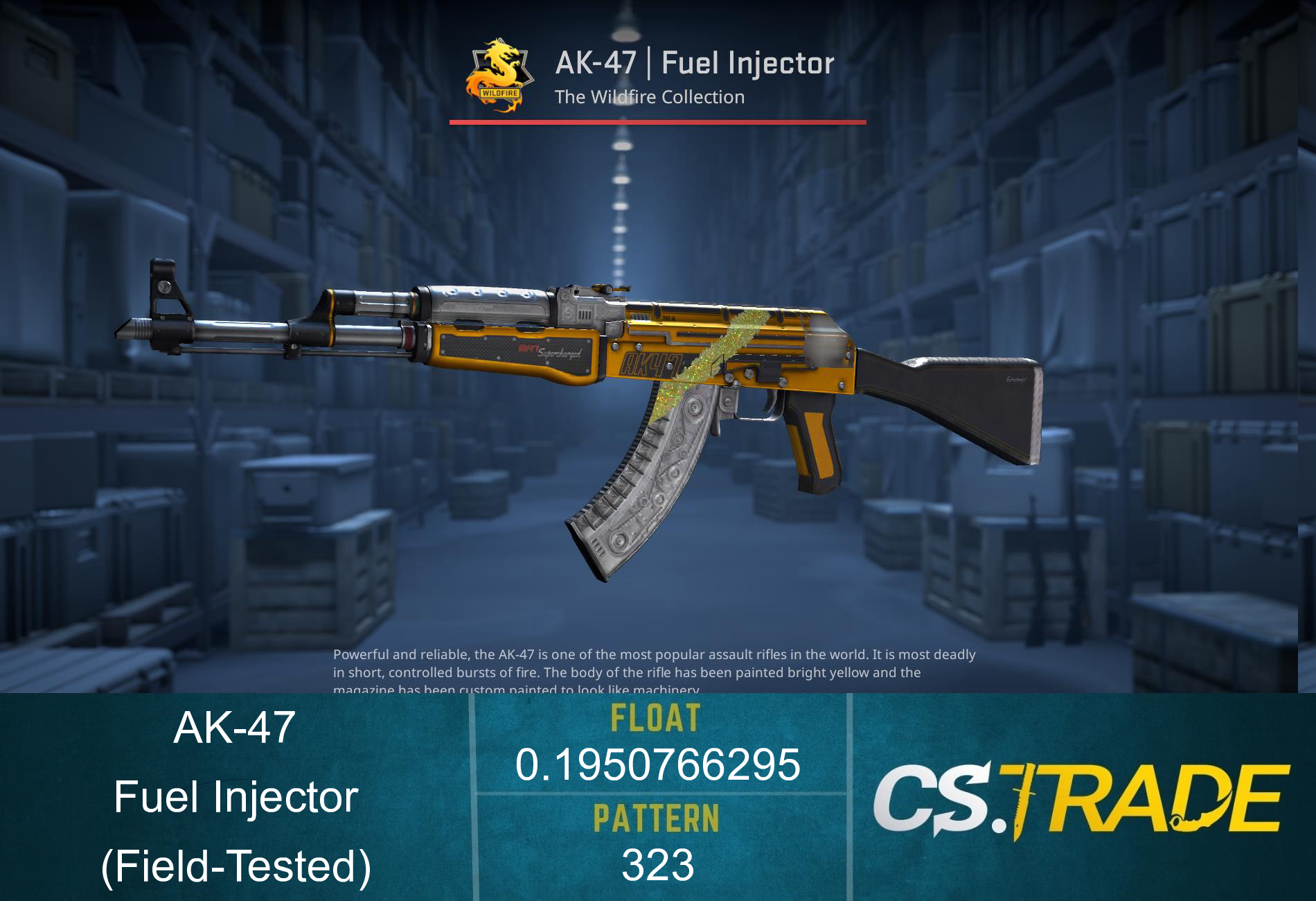 StatTrak™ AK-47 | Fuel Injector (Field-Tested) Screenshot