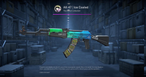 AK-47 | Ice Coaled (Minimal Wear) Screenshot