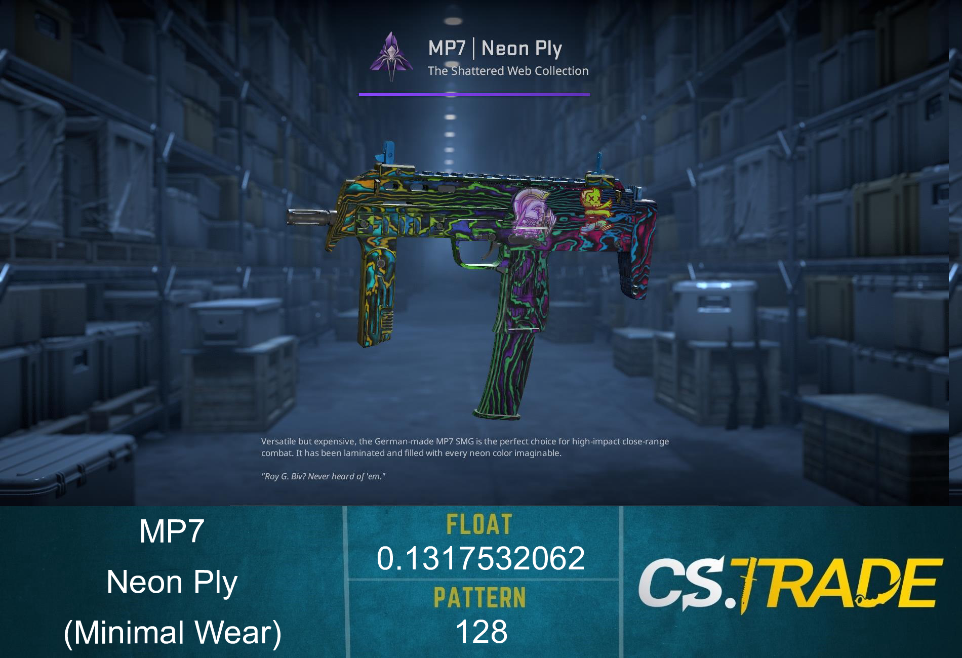MP7 | Neon Ply (Factory New) Screenshot