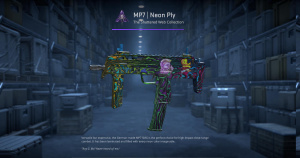 MP7 | Neon Ply (Minimal Wear) Screenshot