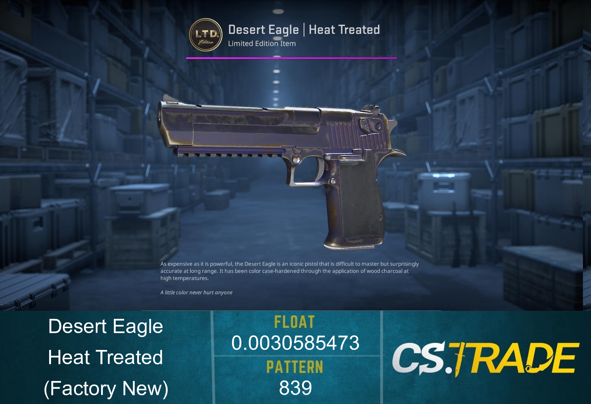 Desert Eagle | Heat Treated (Factory New) Screenshot