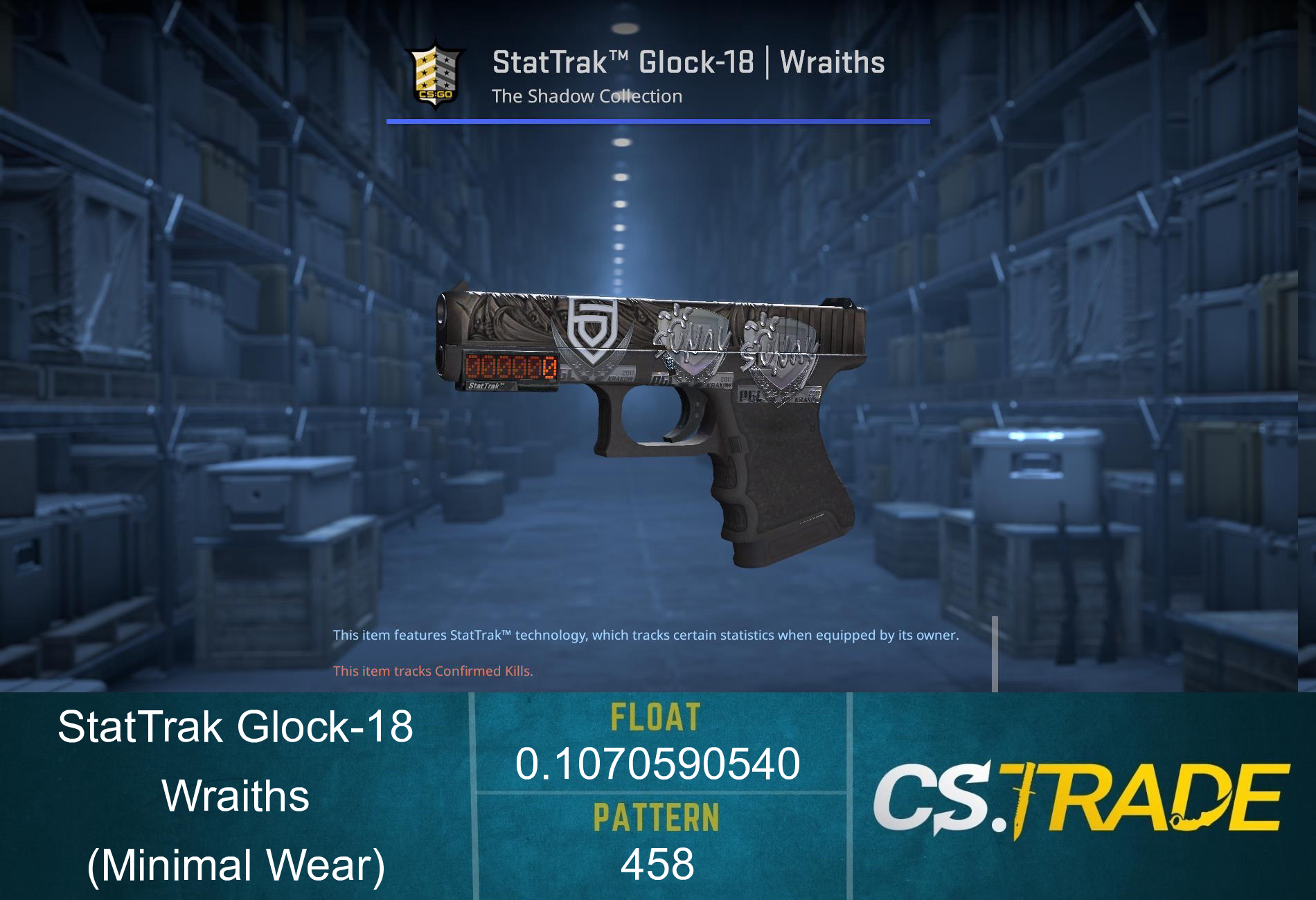 Glock-18 | Wraiths (Minimal Wear) Screenshot