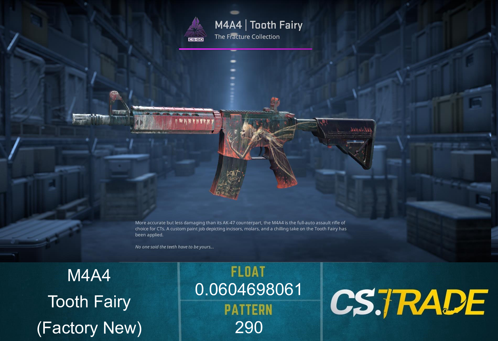 M4A4 | Tooth Fairy (Factory New) Screenshot