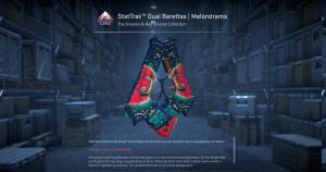 StatTrak™ Dual Berettas | Melondrama (Battle-Scarred) Screenshot