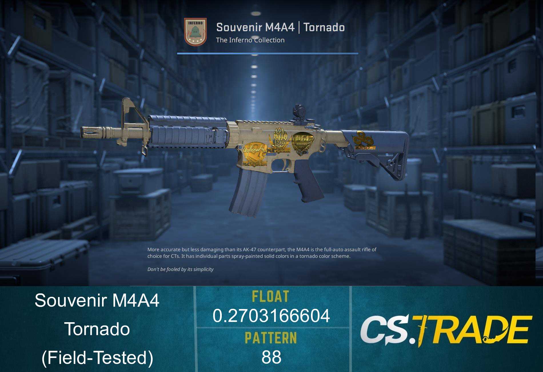 M4A4 | Tornado (Factory New) Screenshot