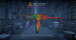 MP9 | Food Chain (Well-Worn) Screenshot