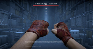 ★ Hand Wraps | Slaughter (Battle-Scarred) Screenshot