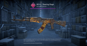 AK-47 | Searing Rage (Well-Worn) Screenshot