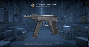 CZ75-Auto | Tread Plate (Minimal Wear) Screenshot