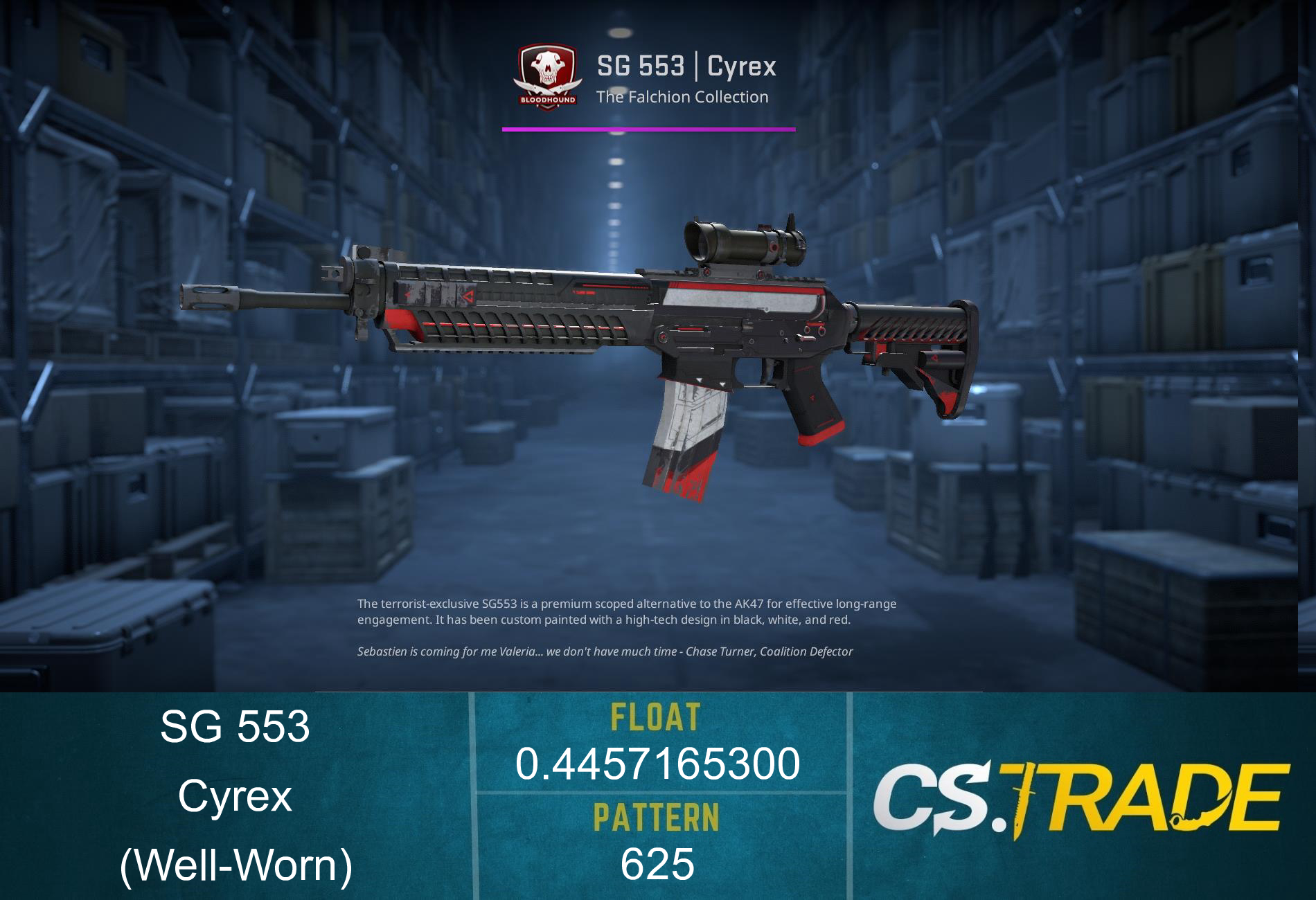 SG 553 | Cyrex (Well-Worn)