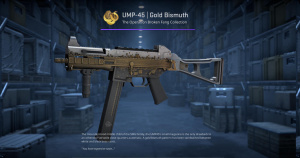 UMP-45 | Gold Bismuth (Factory New) Screenshot