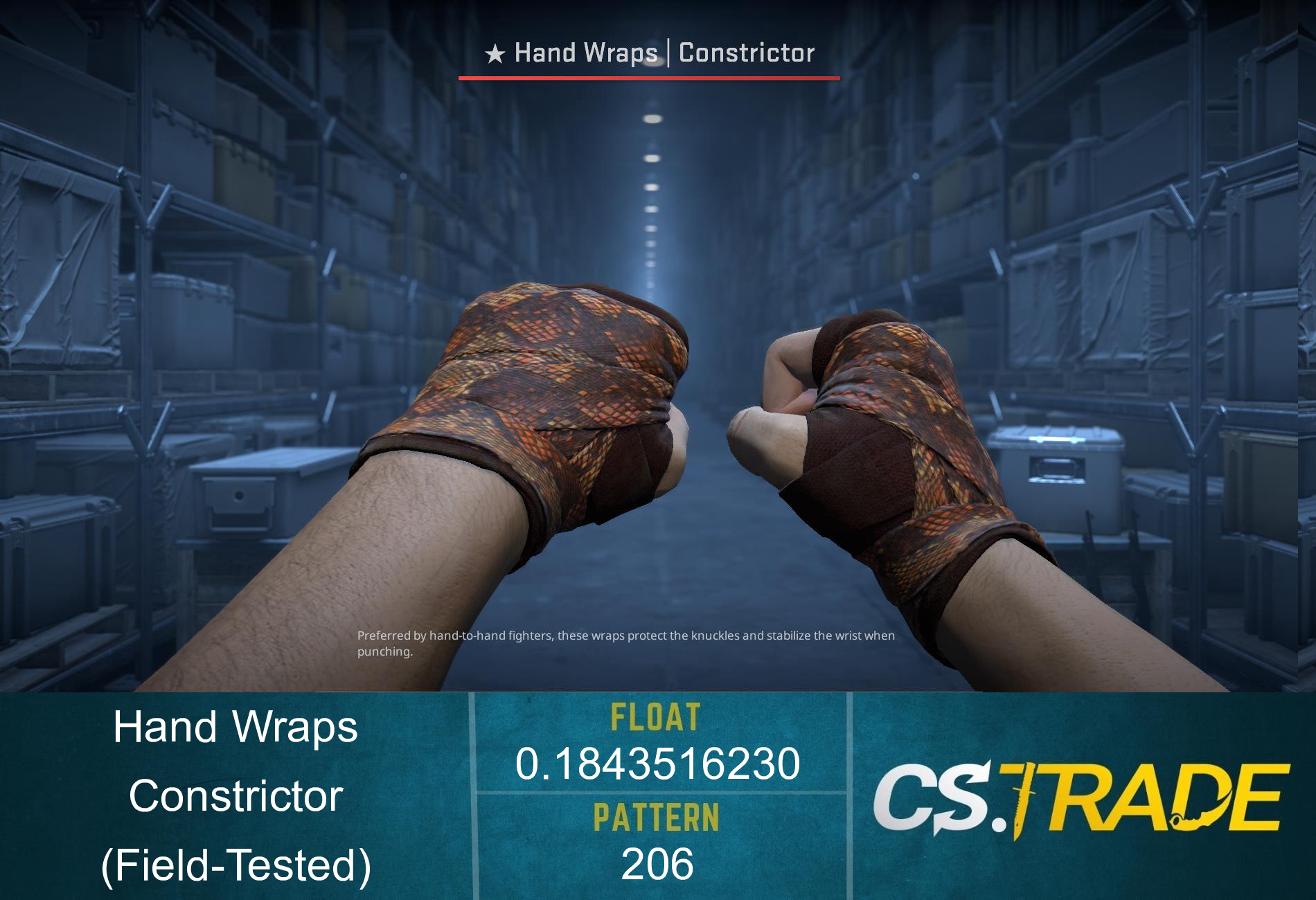 ★ Hand Wraps | Constrictor (Field-Tested) Screenshot