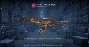 AK-47 | Searing Rage (Well-Worn) Screenshot
