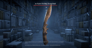★ Kukri Knife | Scorched (Well-Worn) Screenshot