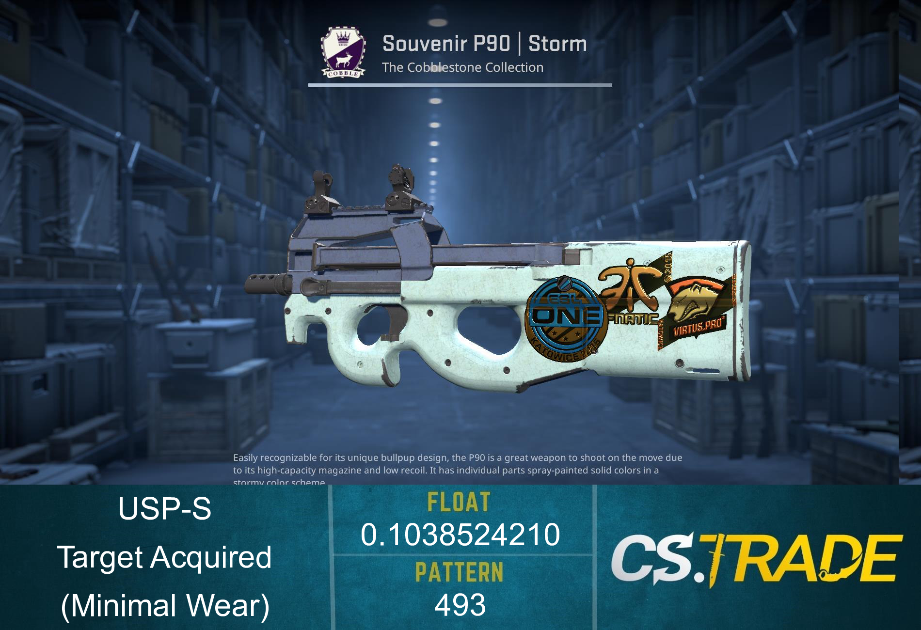 USP-S | Target Acquired (Minimal Wear) Screenshot