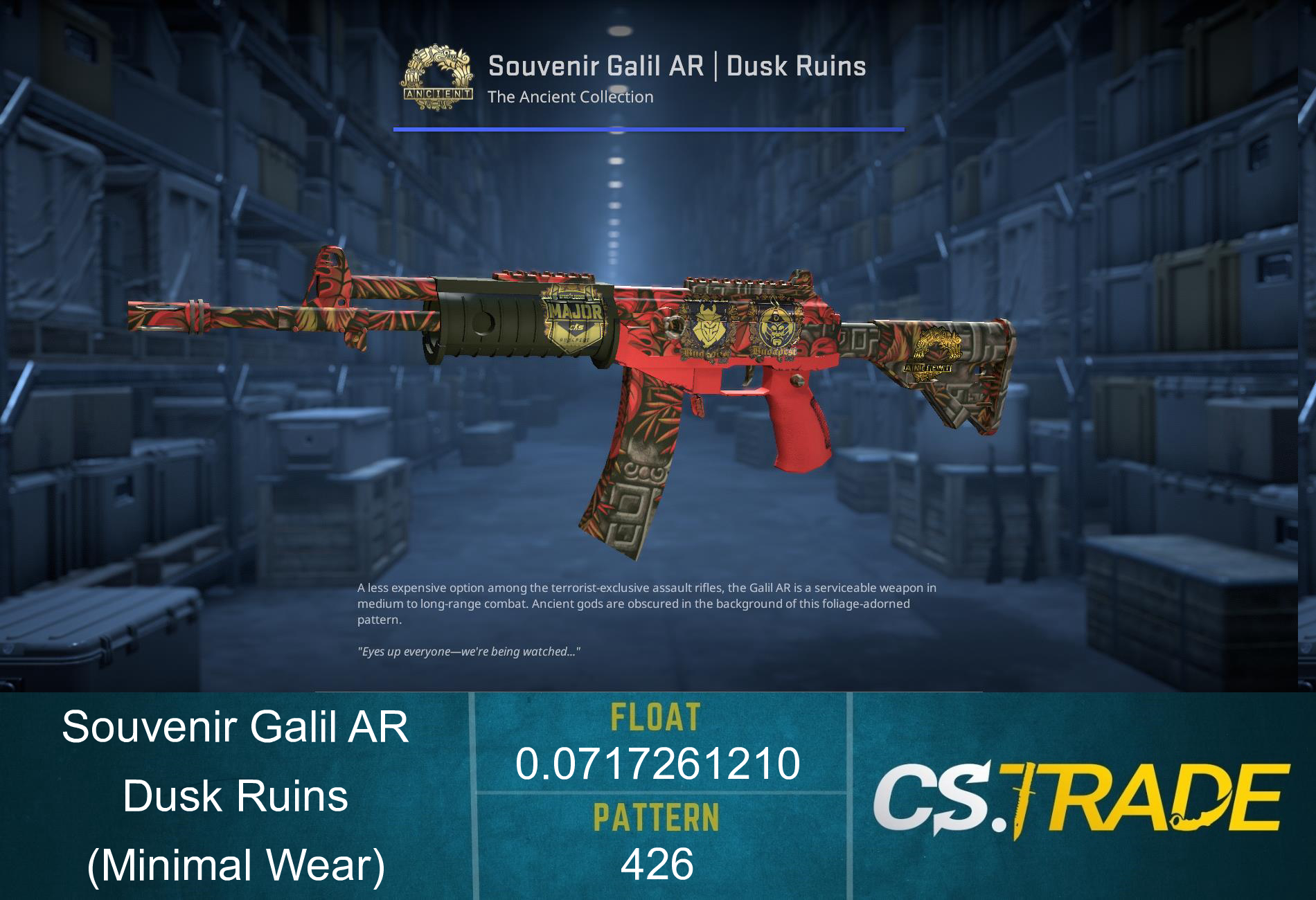 Souvenir Galil AR | Dusk Ruins (Minimal Wear) Screenshot