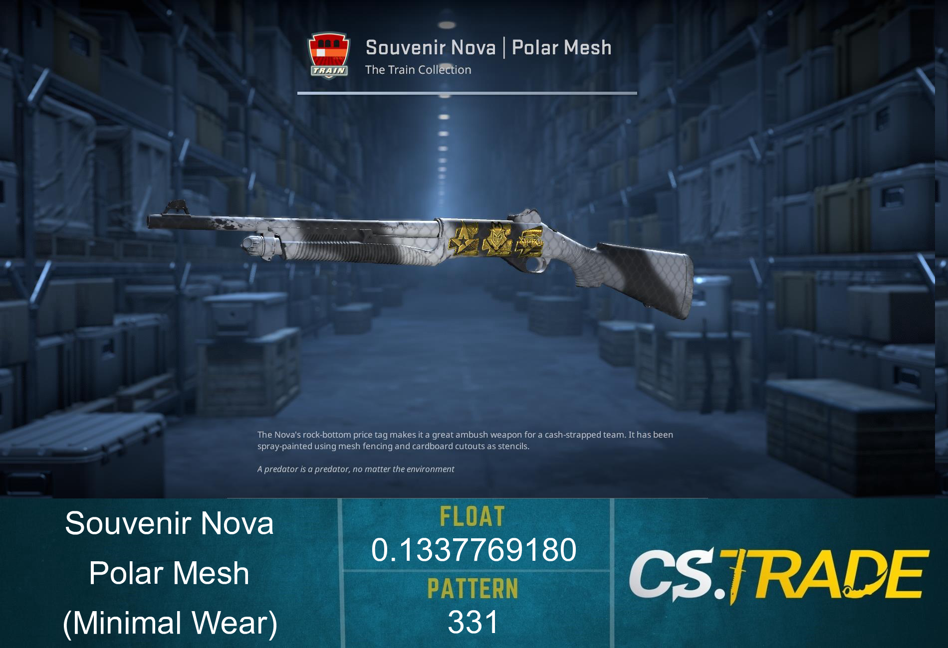 Nova | Polar Mesh (Factory New) Screenshot