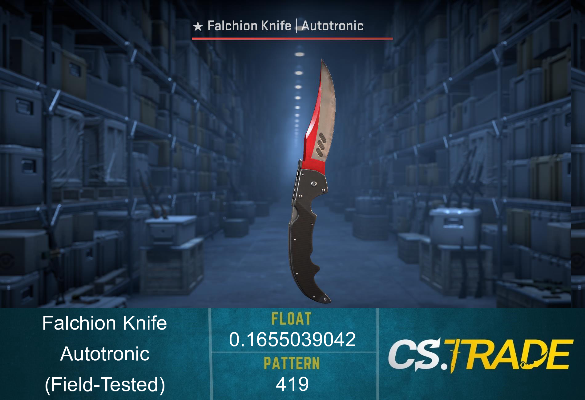 ★ Falchion Knife | Autotronic (Field-Tested) Screenshot