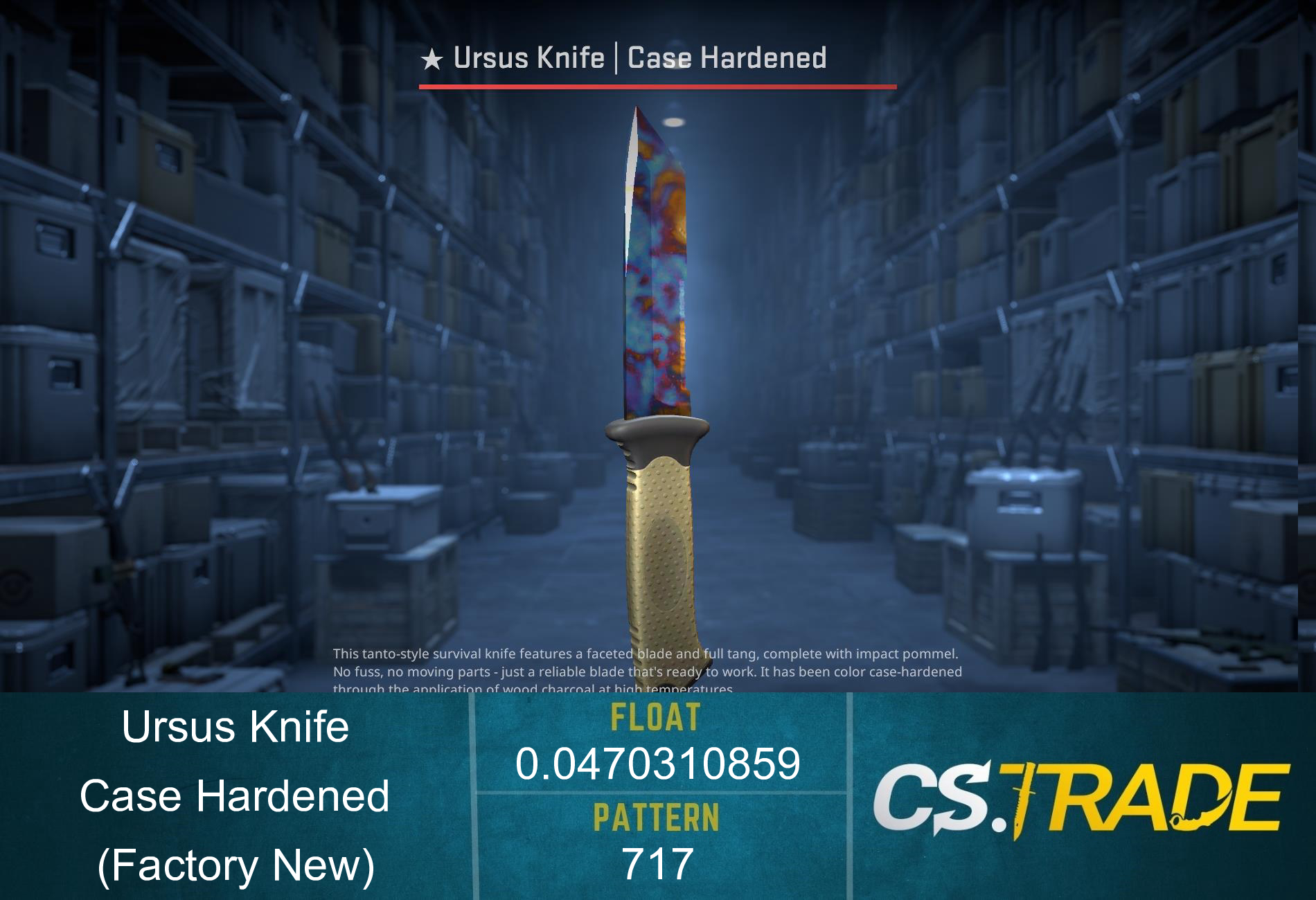 ★ Ursus Knife | Case Hardened (Factory New) Screenshot