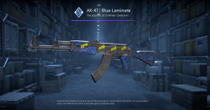 AK-47 | Blue Laminate (Field-Tested) Screenshot
