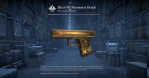 Glock-18 | Ramese's Reach (Minimal Wear) Screenshot