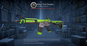 M4A4 | Full Throttle (Well-Worn) Screenshot