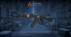 AK-47 | Slate (Battle-Scarred) Screenshot