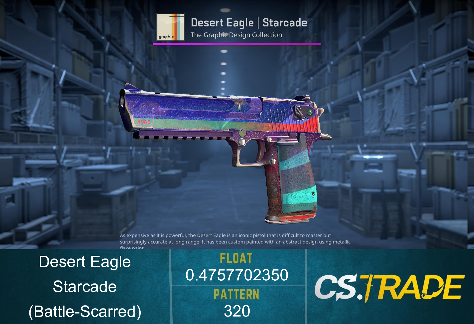 Desert Eagle | Starcade (Battle-Scarred) Screenshot