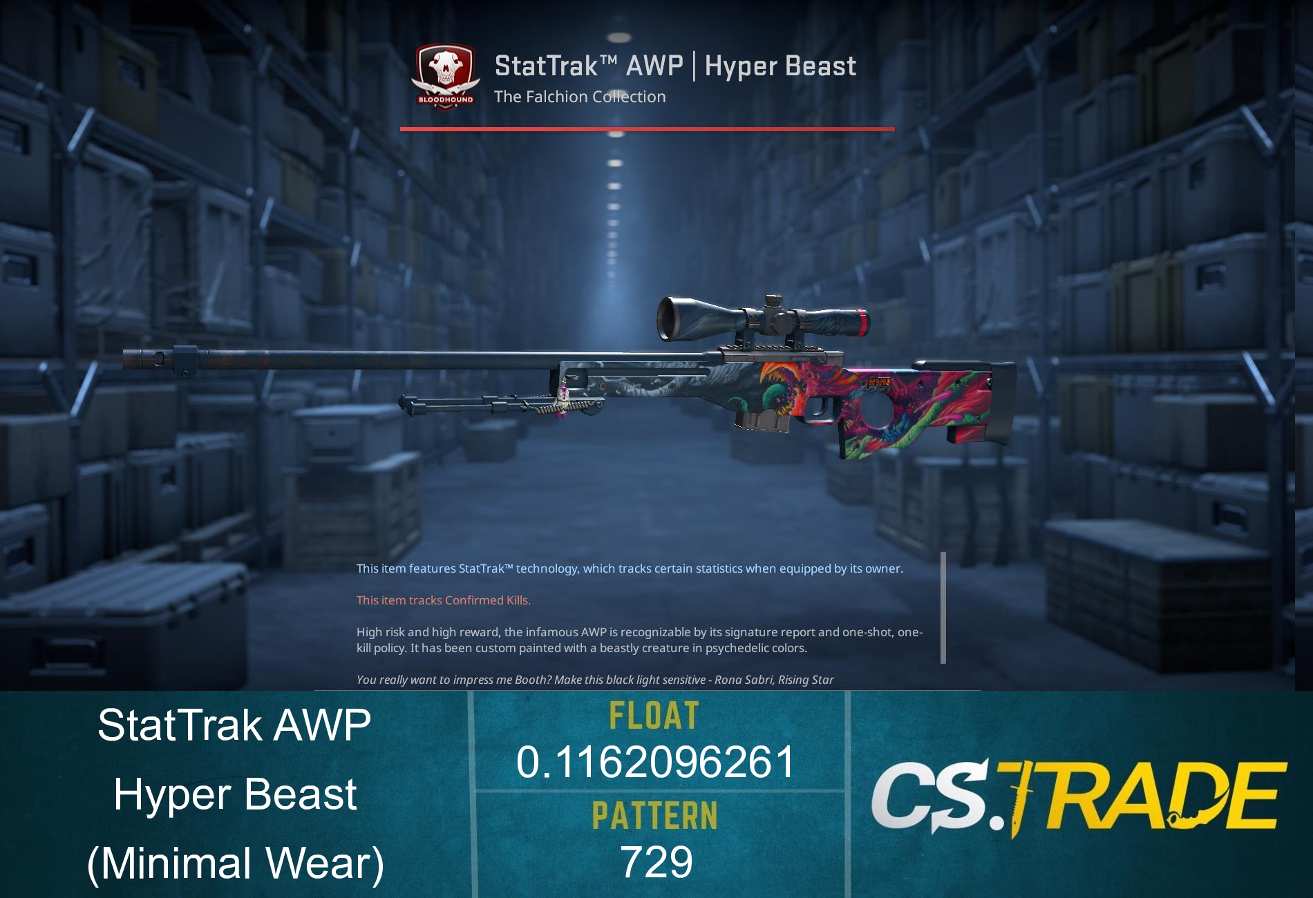 StatTrak™ AWP | Hyper Beast (Minimal Wear) Screenshot