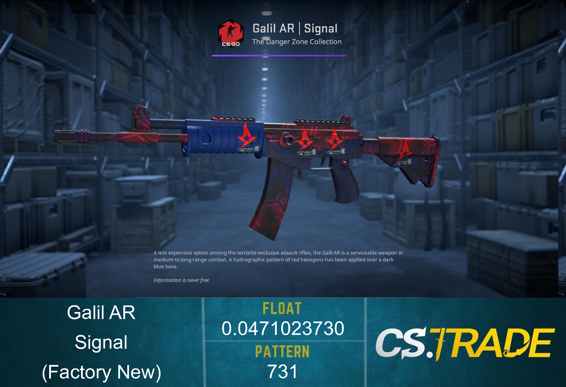 Galil AR | Signal (Factory New) Screenshot