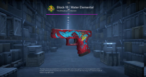 Glock-18 | Water Elemental (Factory New) Screenshot
