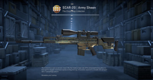 SCAR-20 | Army Sheen (Minimal Wear) Screenshot