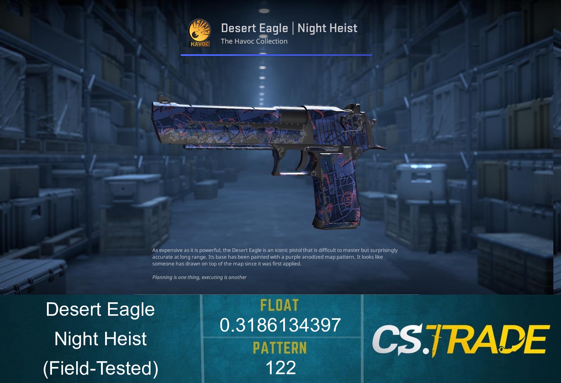 Desert Eagle | Night Heist (Factory New) Screenshot