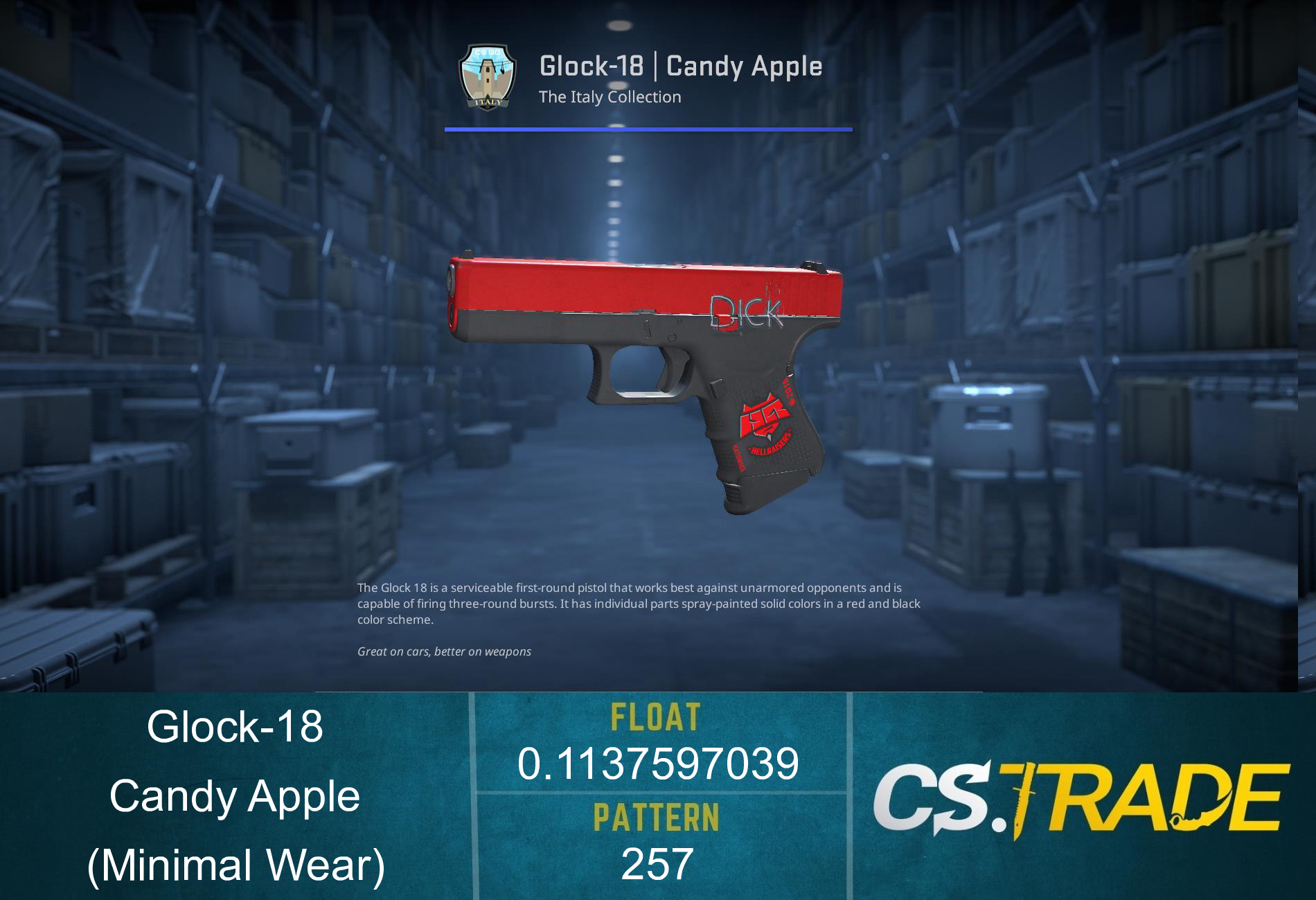 Glock-18 | Candy Apple (Factory New) Screenshot