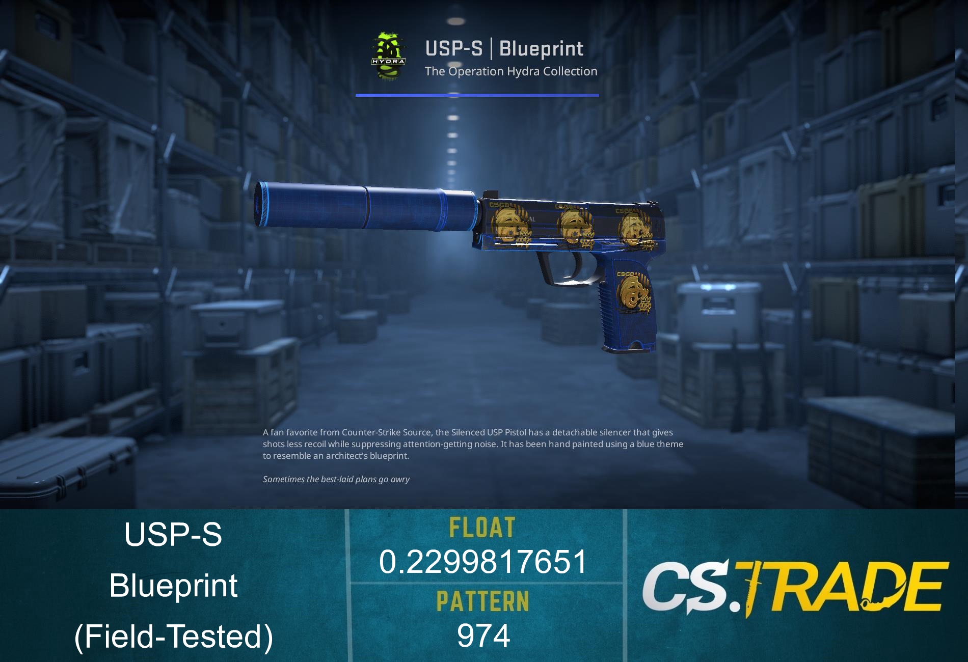 USP-S | Blueprint (Field-Tested) Screenshot
