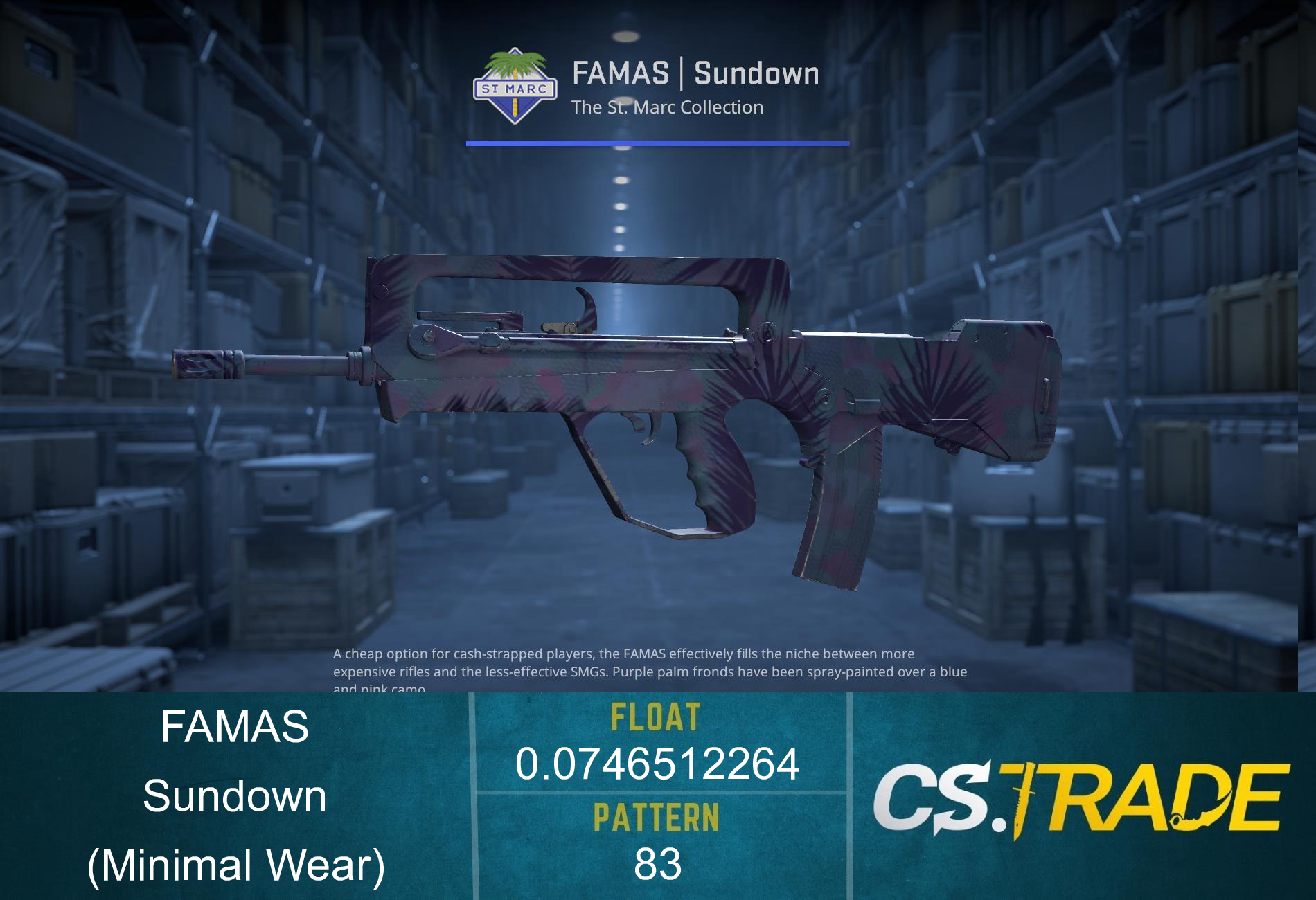 FAMAS | Sundown (Minimal Wear) Screenshot