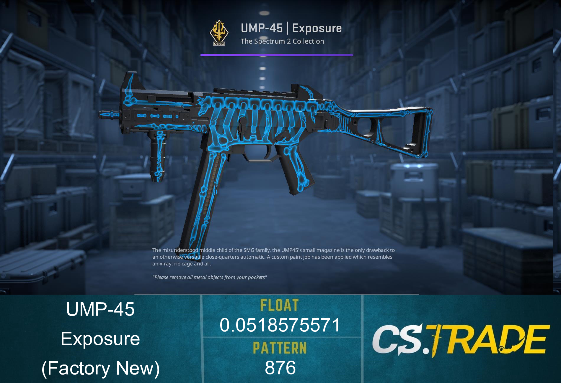 UMP-45 | Exposure (Factory New) Screenshot