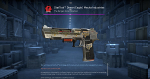 StatTrak™ Desert Eagle | Mecha Industries (Battle-Scarred) Screenshot