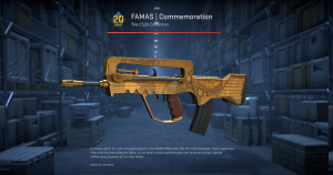 FAMAS | Commemoration (Factory New) Screenshot