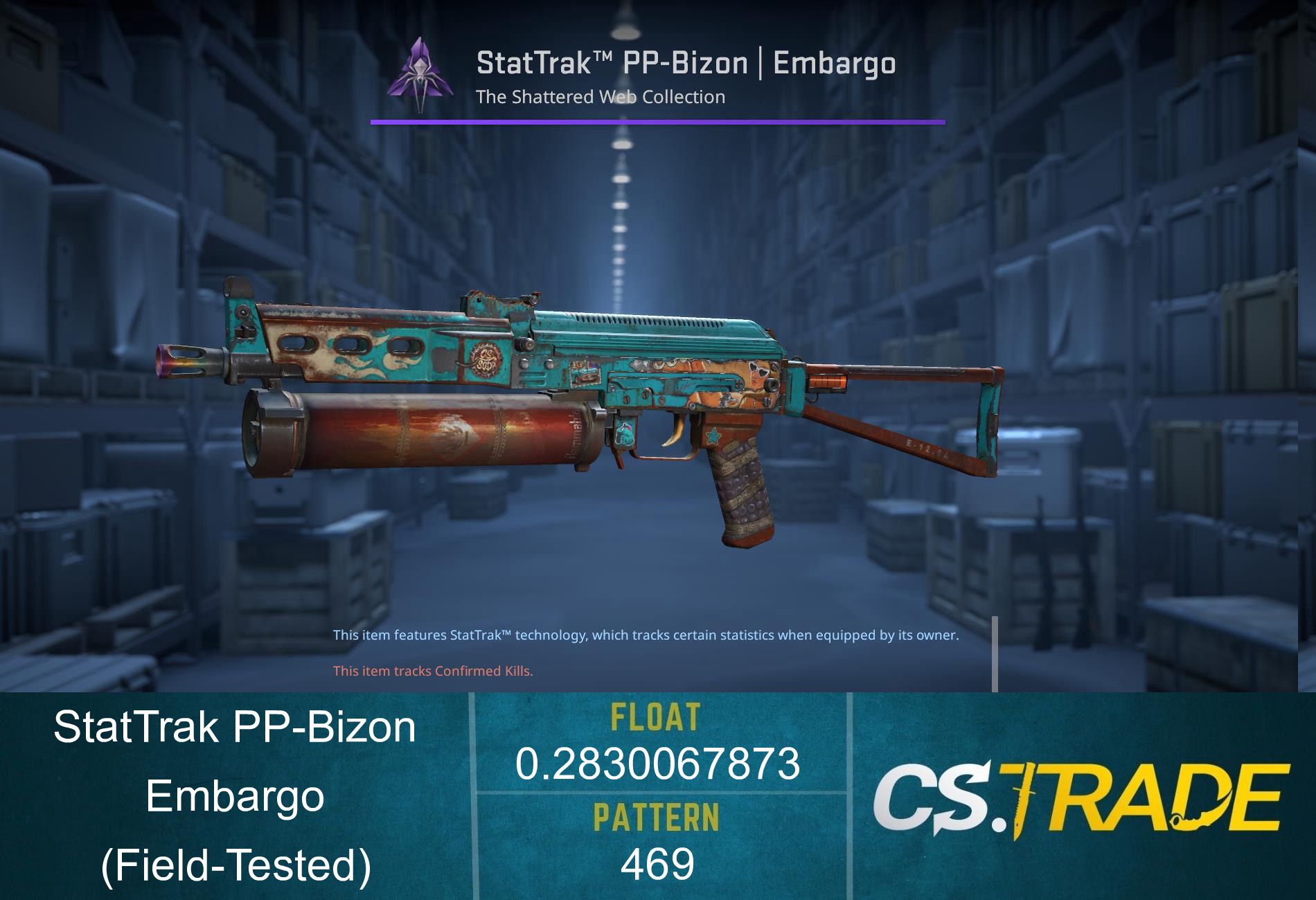 PP-Bizon | Embargo (Field-Tested) Screenshot
