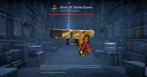 Glock-18 | Bullet Queen (Minimal Wear) Screenshot
