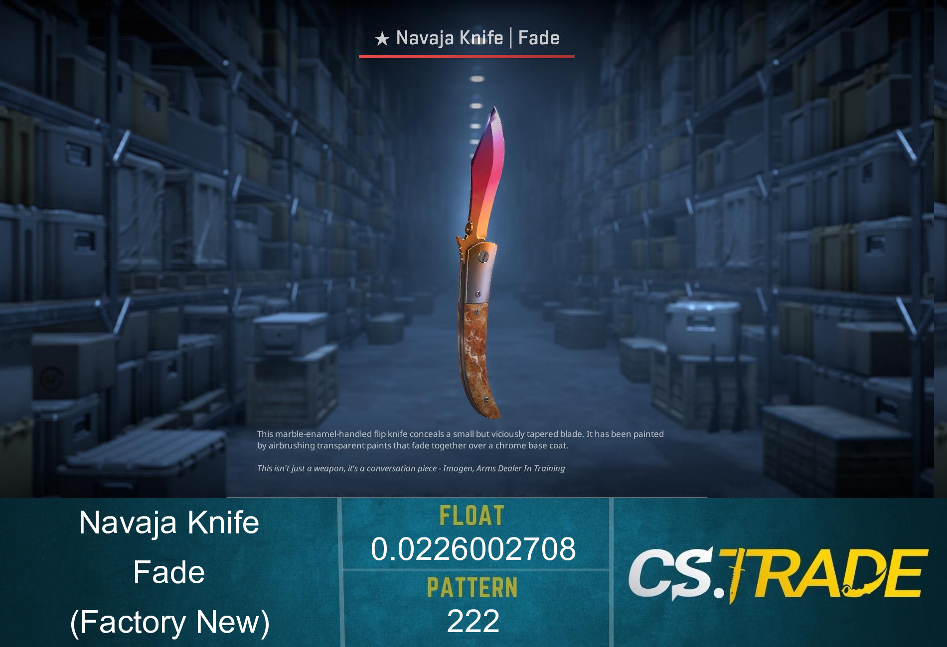 ★ Navaja Knife | Fade (Factory New)