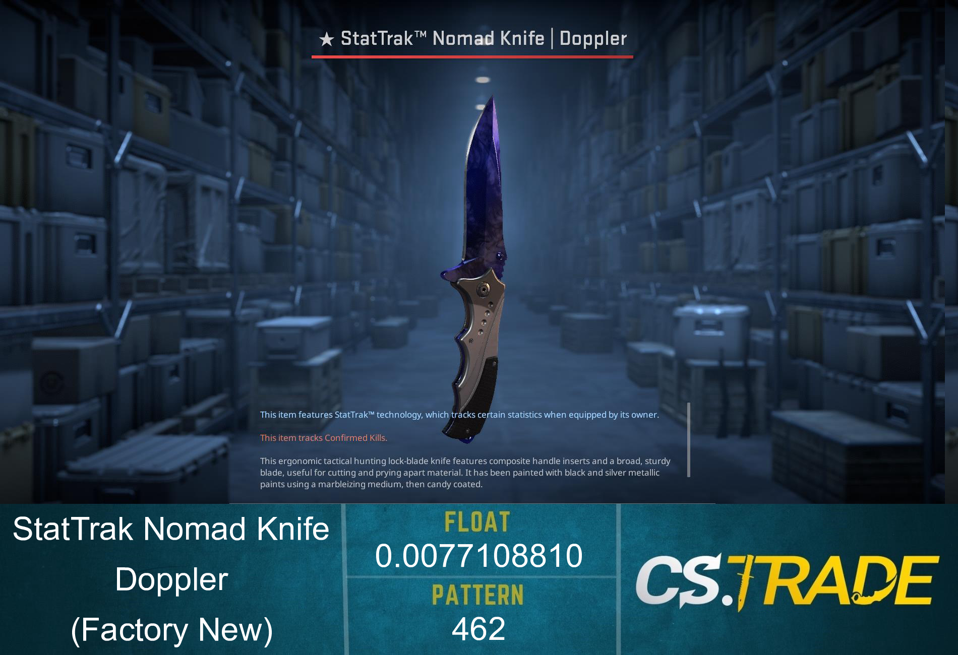 ★ Nomad Knife | Doppler Phase 4 (Factory New) Screenshot