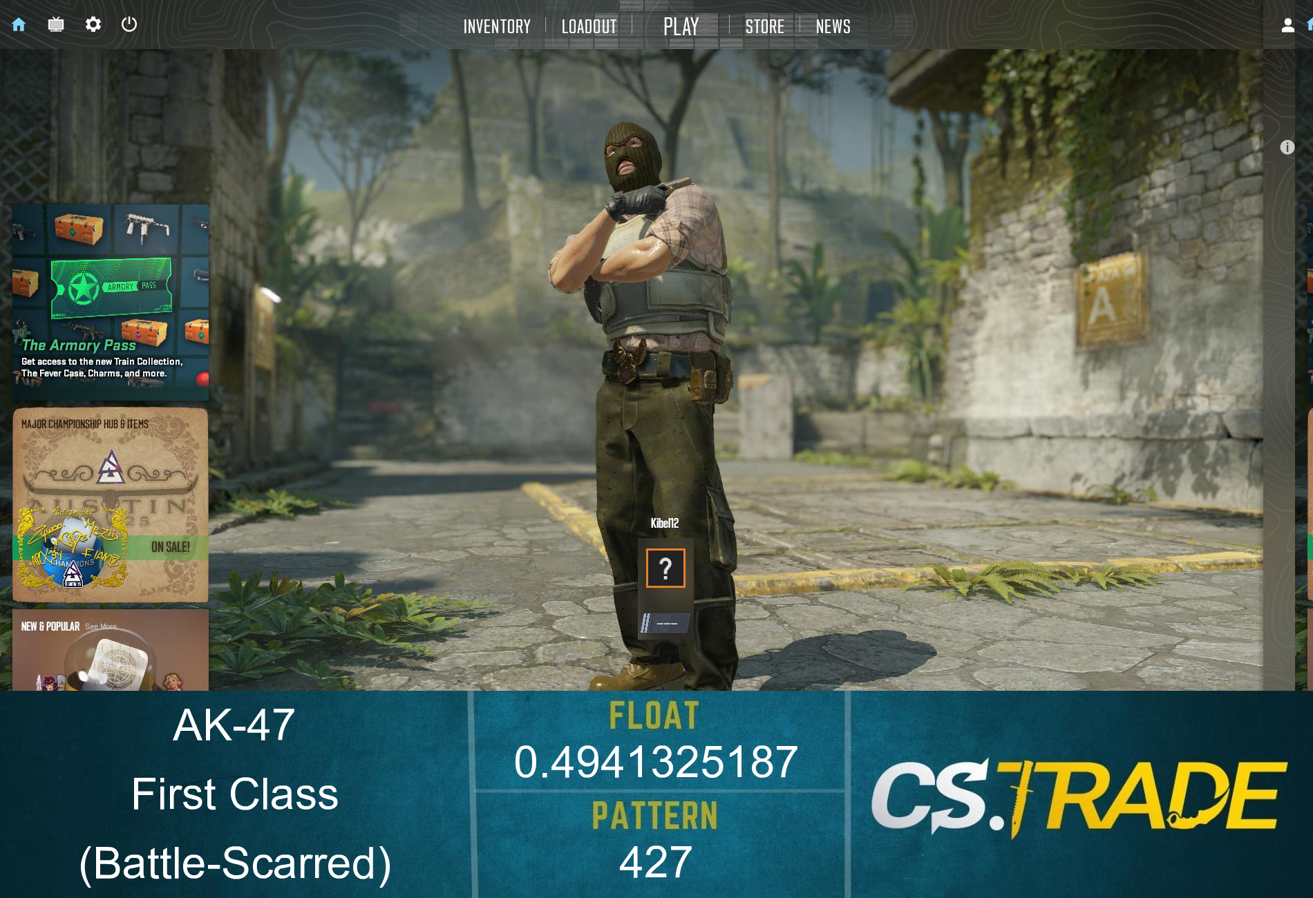 AK-47 | First Class (Battle-Scarred) Screenshot