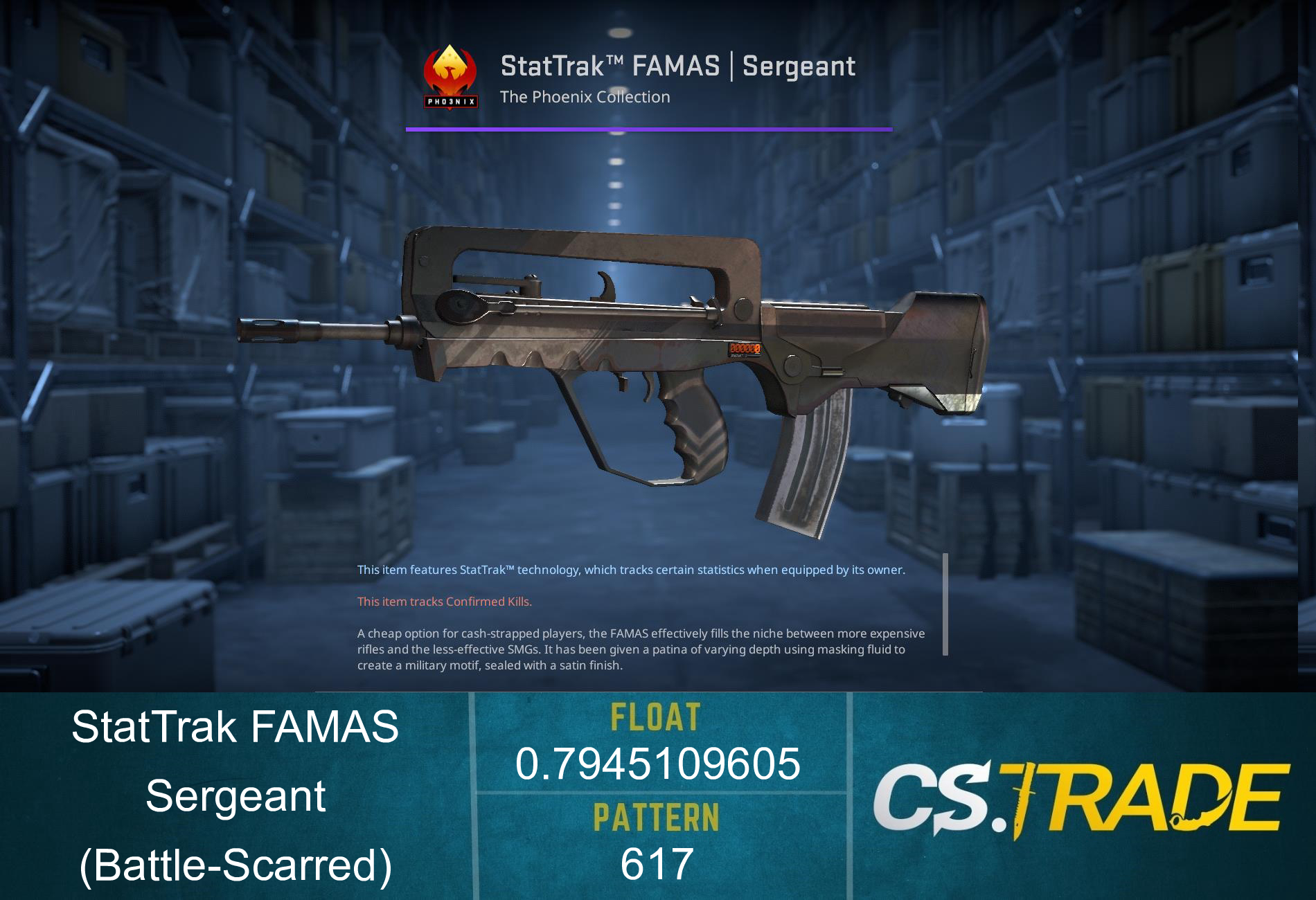 FAMAS | Sergeant (Minimal Wear) Screenshot