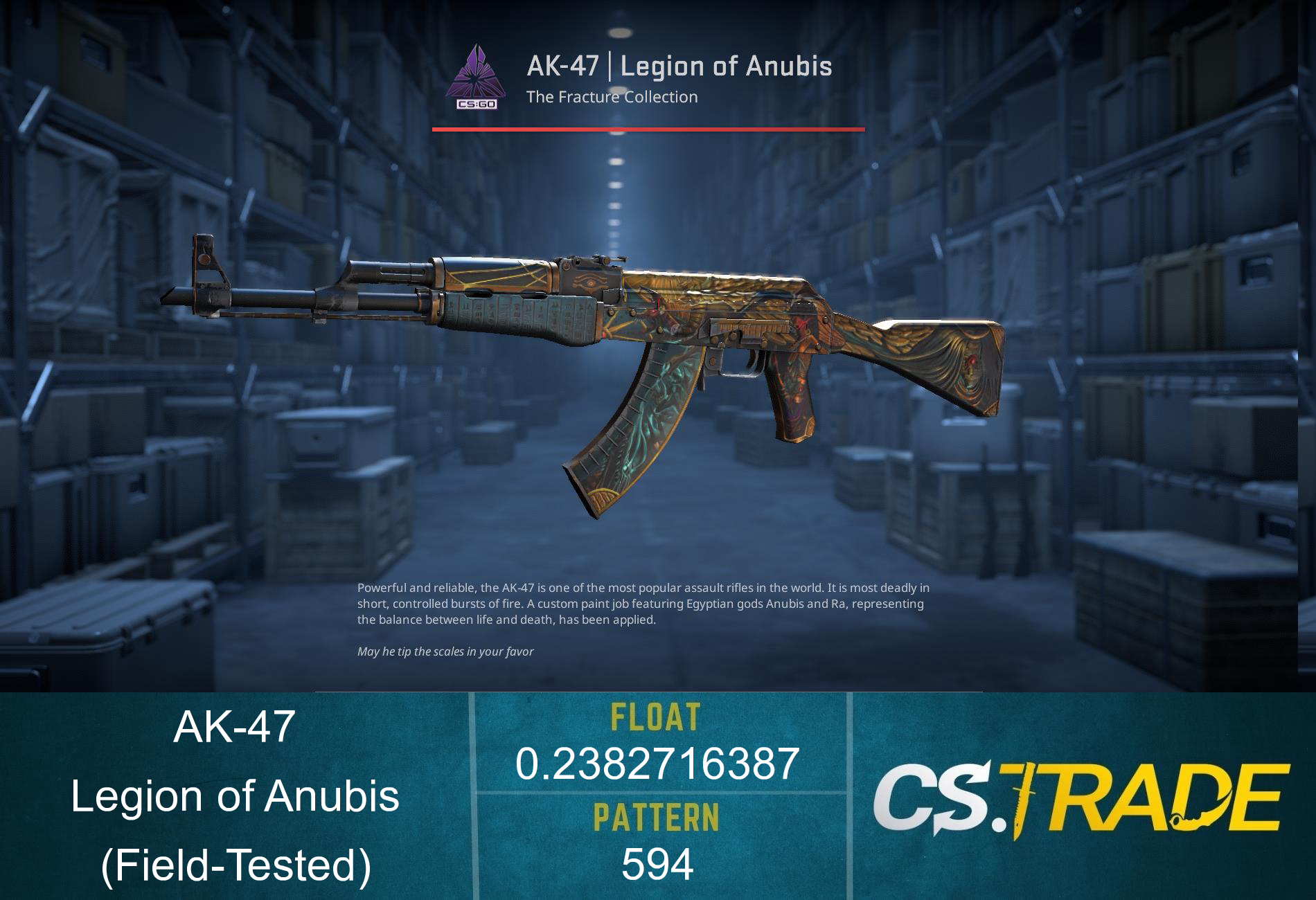 AK-47 | Legion of Anubis (Field-Tested) Screenshot