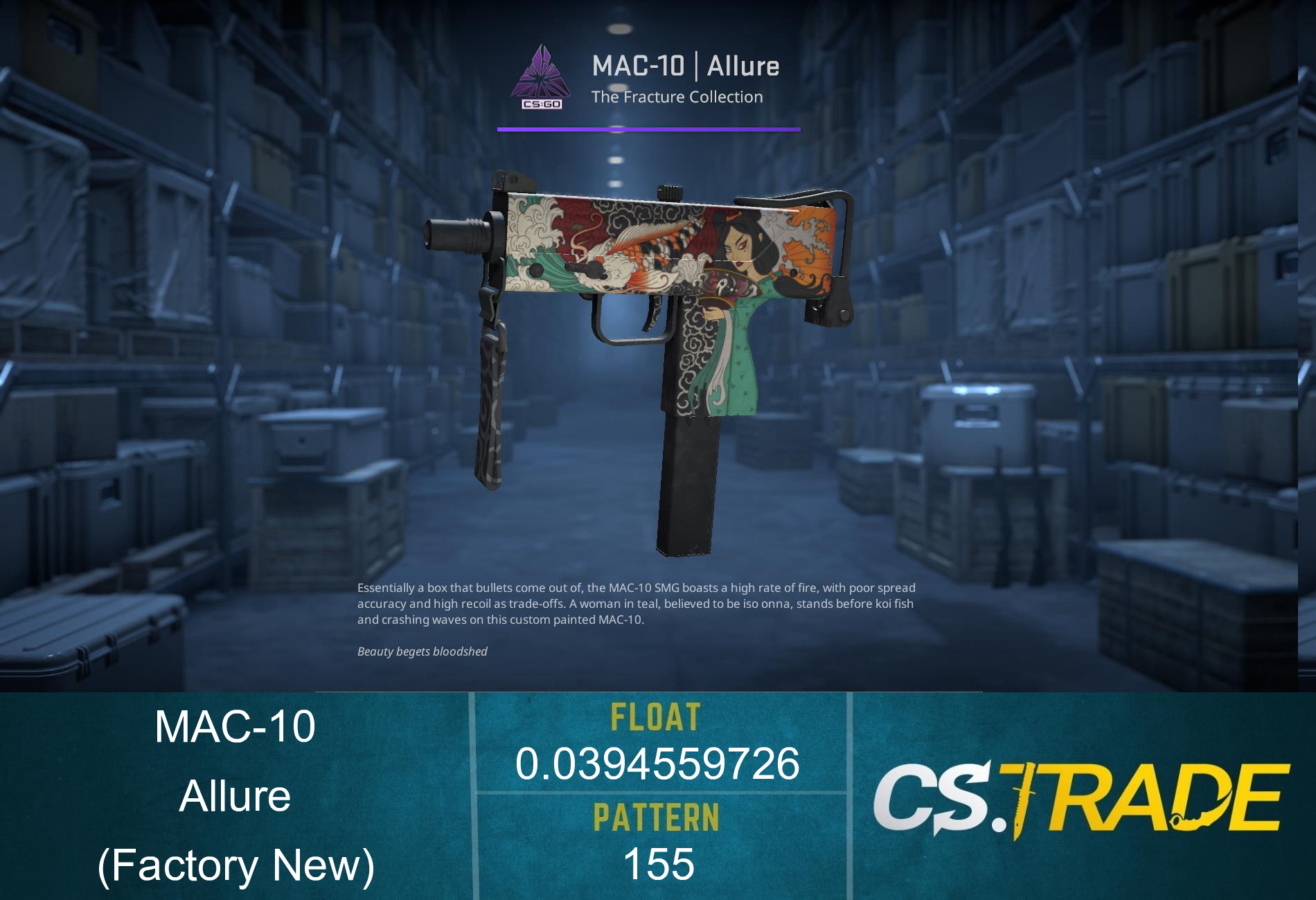 MAC-10 | Allure (Factory New) Screenshot