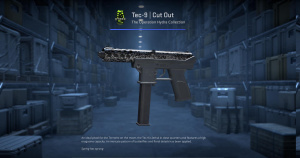 Tec-9 | Cut Out (Minimal Wear) Screenshot
