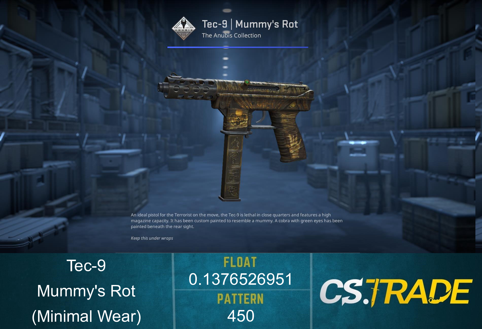 Tec-9 | Mummy's Rot (Factory New) Screenshot